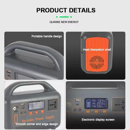 Gear Flux Portable Power Station with Solar Charging Support