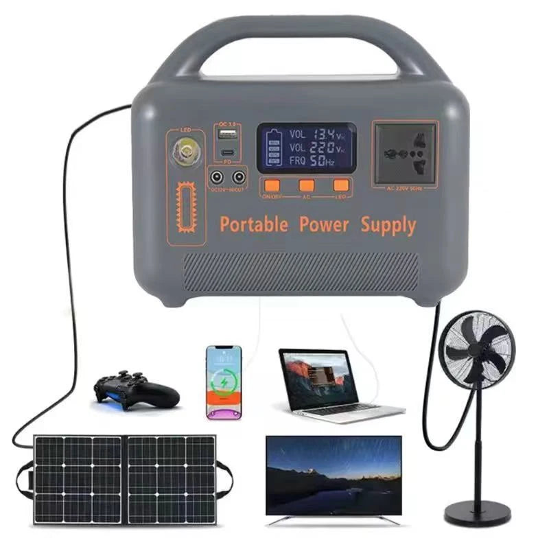 Gear Flux Portable Power Station with Solar Charging Support