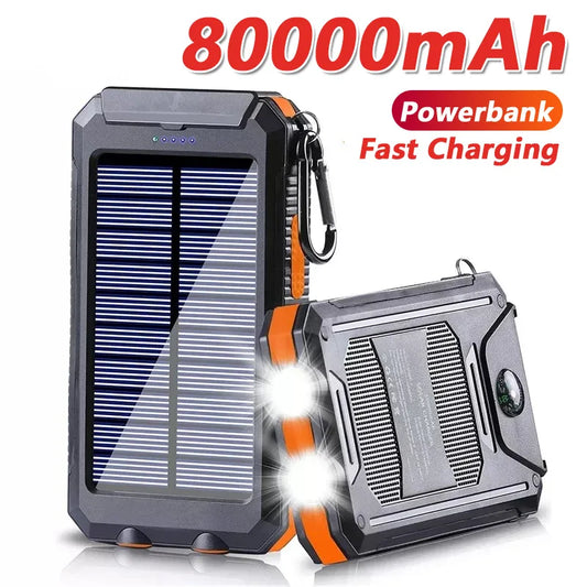 Gear Flux Solar Portable Power Bank with Emergency Light