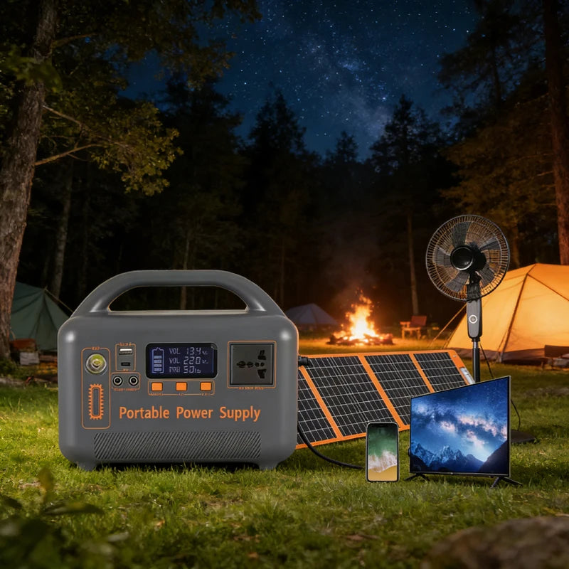 Gear Flux Portable Power Station with Solar Charging Support