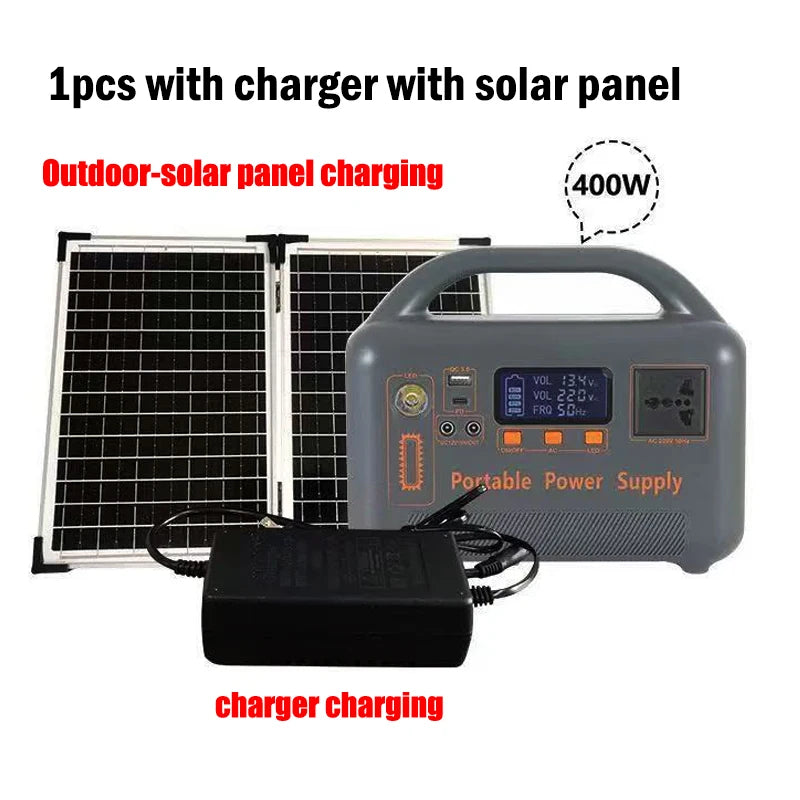 Gear Flux Portable Power Station with Solar Charging Support